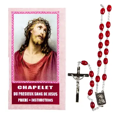 Chapelet Précieux Sang de Jésus