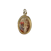 Médaille de saint - résine - 15 mm ou 25 mm - 18