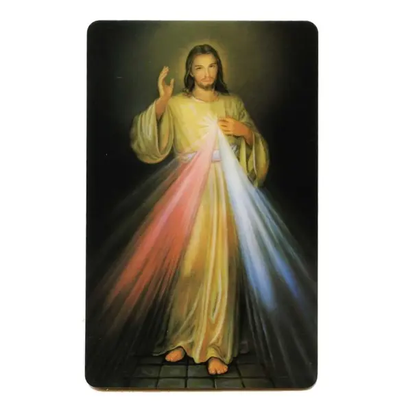 Carte de prière - Jésus Miséricordieux