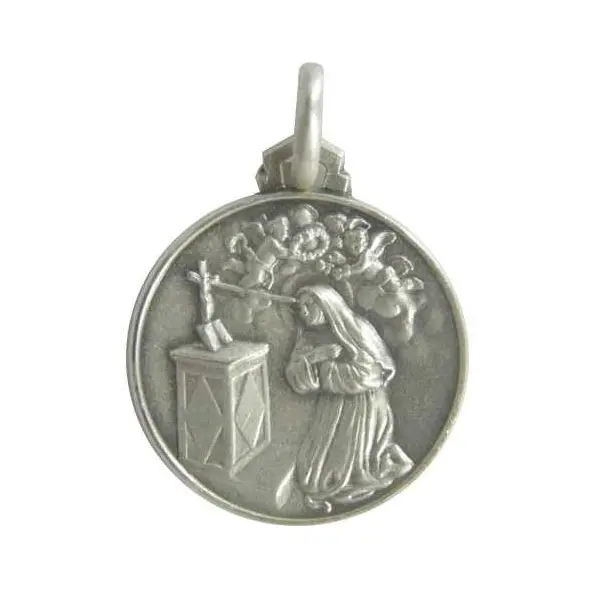 Médaille Sainte Rita - argent