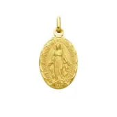 Médaille Miraculeuse festonnée en plaqué or - 1