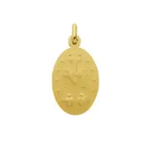 Médaille Miraculeuse festonnée en plaqué or - 2