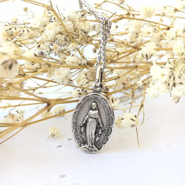 Médaille Miraculeuse festonnée - argent