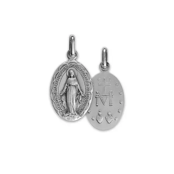 Médaille Miraculeuse festonnée - argent