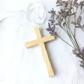 Croix d'aube avec cordon - 10 cm - 3