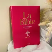 La Bible, reliure souple rose - 1