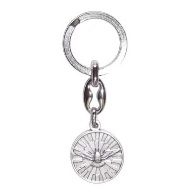 Porte-clés Saint Esprit avec prière