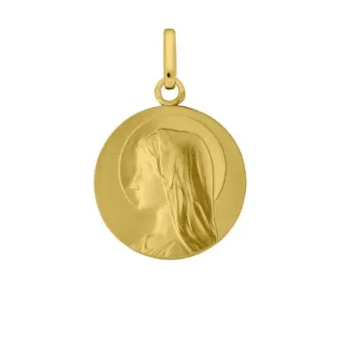 Médaille de la Vierge de l'Annonciation en or 18 carats