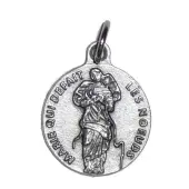Médaille Marie qui défait les noeuds - métal argenté - 18 mm - 2