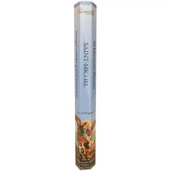 Encens naturel Saint Michel Archange tube de 20 bâtonnets