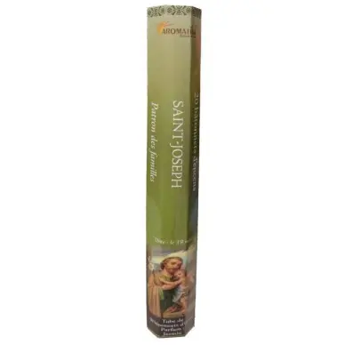 Encens naturel Saint Joseph tube de 20 bâtonnets