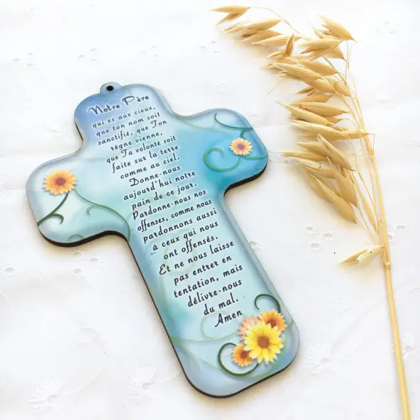 Croix enfantine - 'Notre Père'