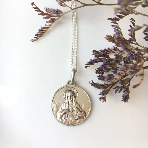 Médaille du Sacré Cœur de Marie - argent