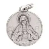 Médaille du Sacré Cœur de Marie - argent - 3