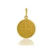 Médaille Saint Benoit 16 mm en or 18 carats - 3