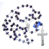 Chapelet cristal - Améthyste - 2