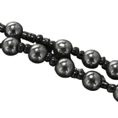 Chapelet Notre Dame de Lourdes - Hématite - 4