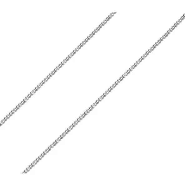 Chaine en argent maille forçat