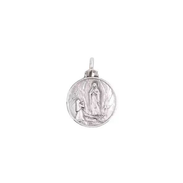 Médaille Notre Dame de Lourdes - argent