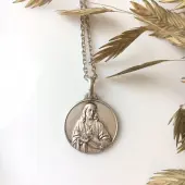 Médaille Sacré-Cœur de Jésus - argent - 1