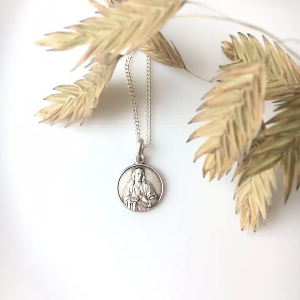 Médaille Sacré-Cœur de Jésus - argent