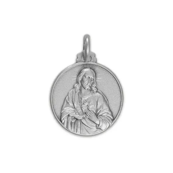 Médaille Sacré-Cœur de Jésus - argent