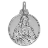 Médaille Sacré-Cœur de Jésus - argent - 4