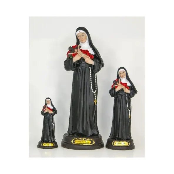 Statue de Sainte Rita en résine