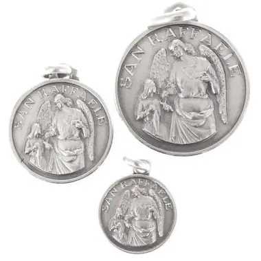 Médaille Saint Raphaël Archange - argent
