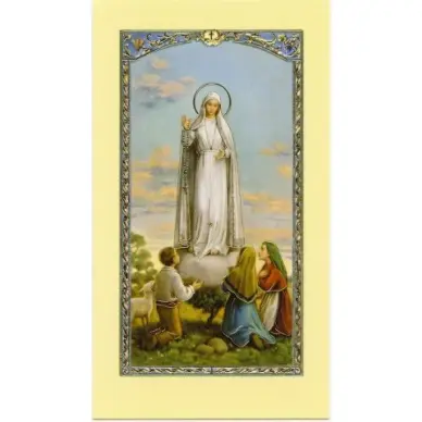 Image avec prière - Notre-Dame de Fatima