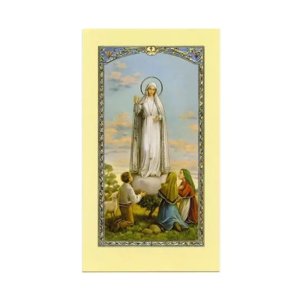 Image avec prière - Notre-Dame de Fatima