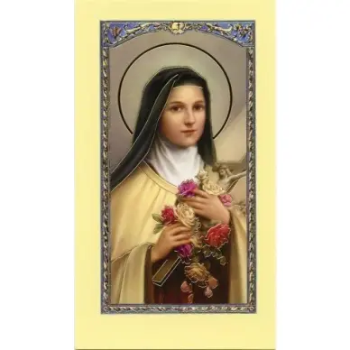 Image avec prière - Sainte Thérèse