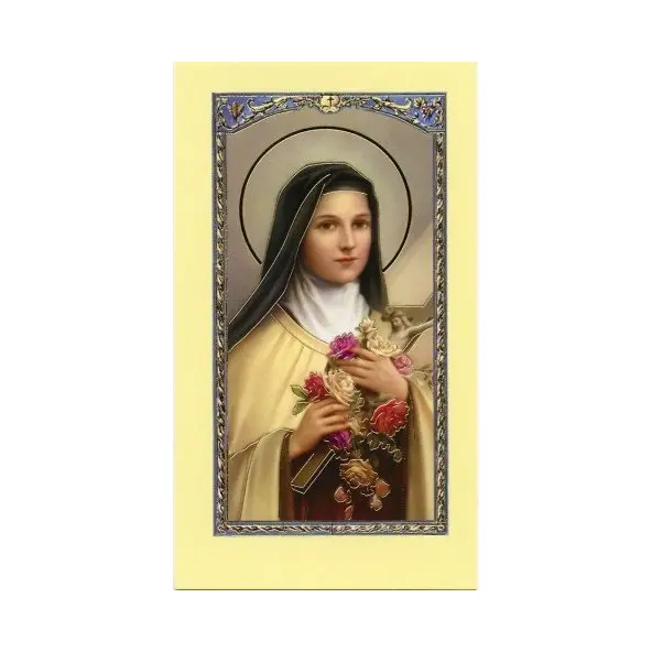 Image avec prière - Sainte Thérèse