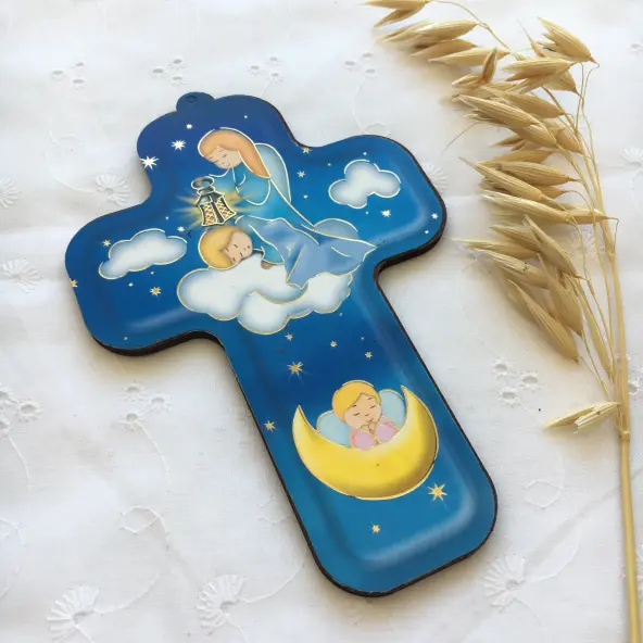 Croix enfantine - Ange Gardien