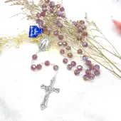 Chapelet cristal - Améthyste - 1