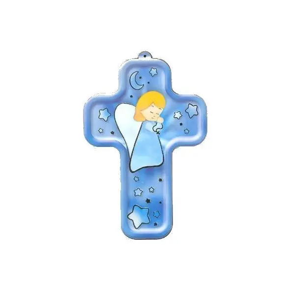 Croix enfantine - Ange en prière